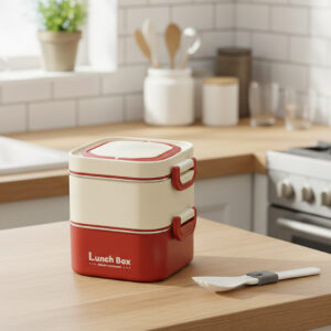 2 Piece Stainless Steel Lunch Box